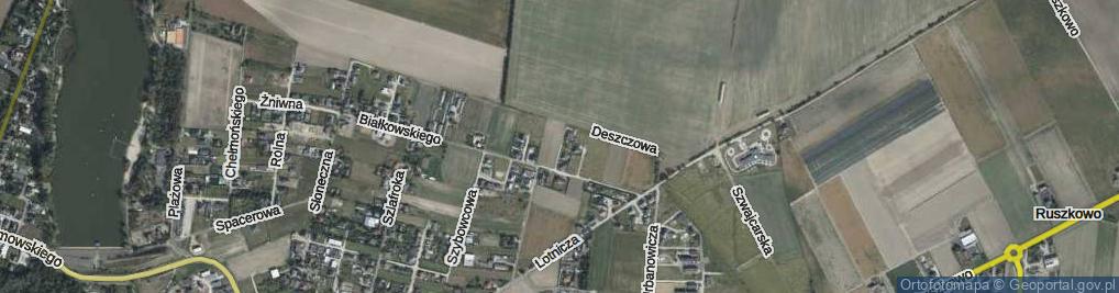 Zdjęcie satelitarne Gwiaździsta ul.